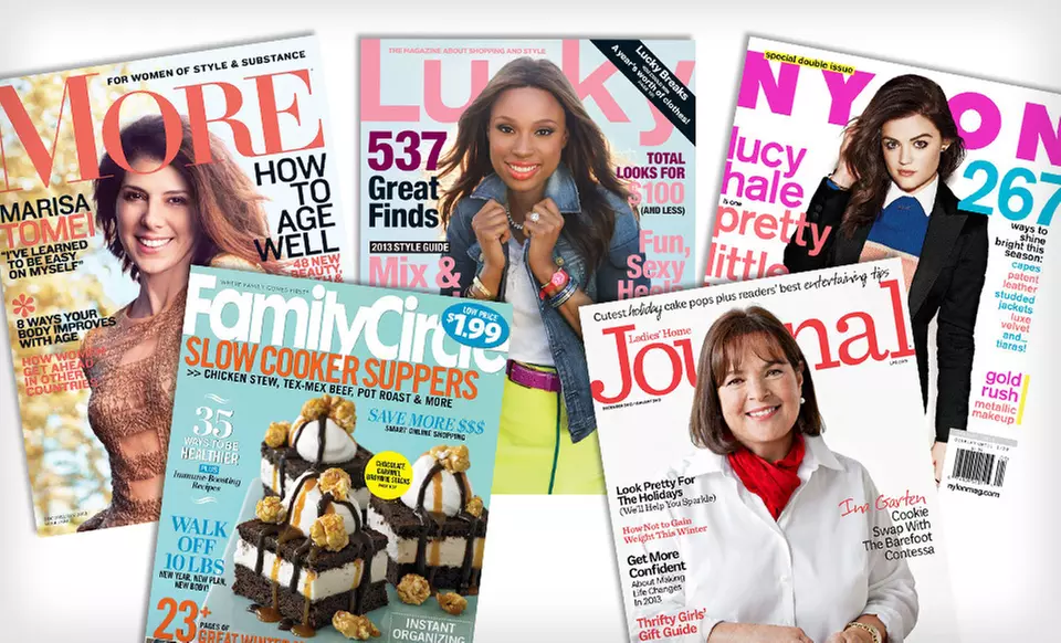 One- or Two-Year Subscription to a Women’s Magazine (Up to 79% Off). Five Titles Available. Free Shipping. - Primary Image