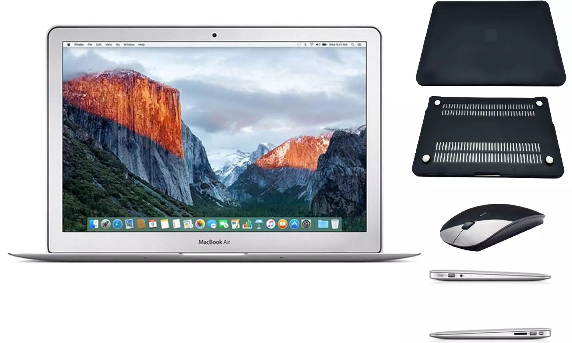 Apple MacBook Air 13.3" Laptop with Intel Core I5, Case, and Mouse (Scratch & Dent) - Primary Image