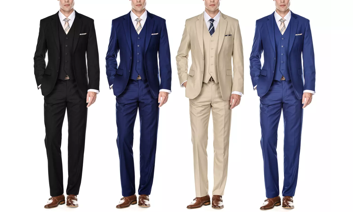 Braveman Men's Classic-Fit Suits (3-Piece) - Primary Image
