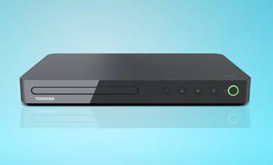 $49.99 for a Toshiba Symbio Media Box and Blu-ray Player (Refurbished) ($149.99 List Price). Free Shipping and Returns. - Primary Image