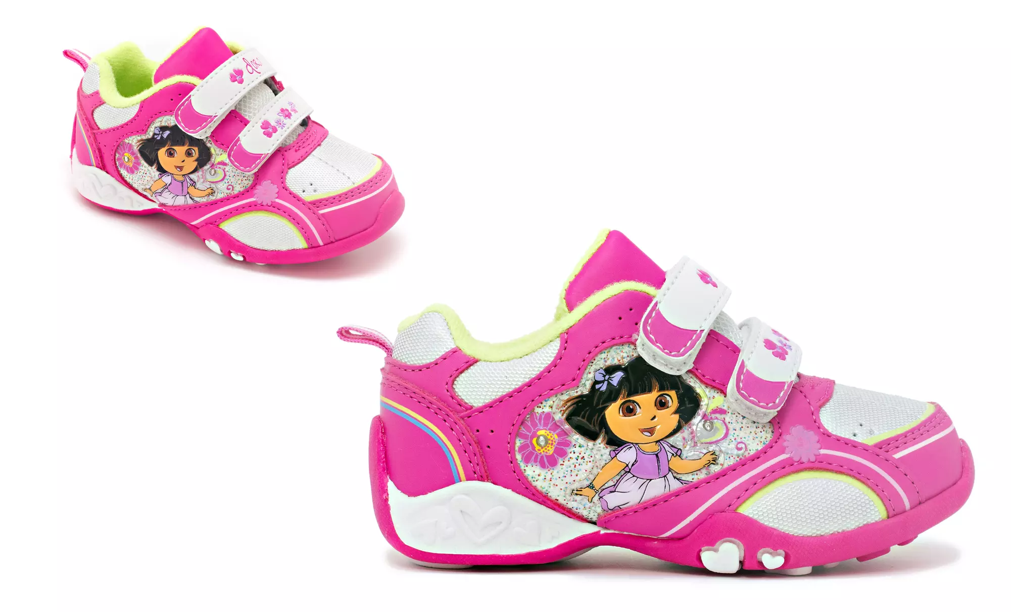 Nickelodeon Dora the Explorer Girls' Light-Up Sneakers. - Primary Image