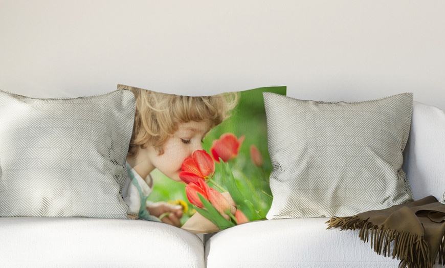 Image 2: Personalised Photo Cushion