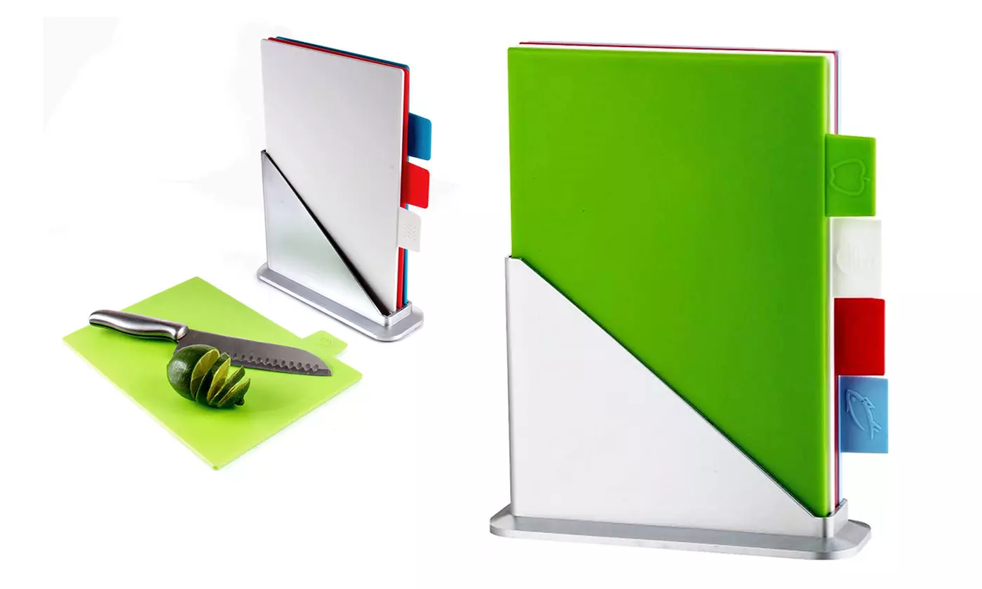 5-Piece Multicolored Cutting-Board Set - Primary Image