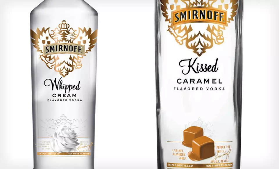 $48.99 for a Customized Pack of Three Smirnoff Vodkas ($65.02 List Price) 8 Flavors Available. Shipping Included. - Second Medium
