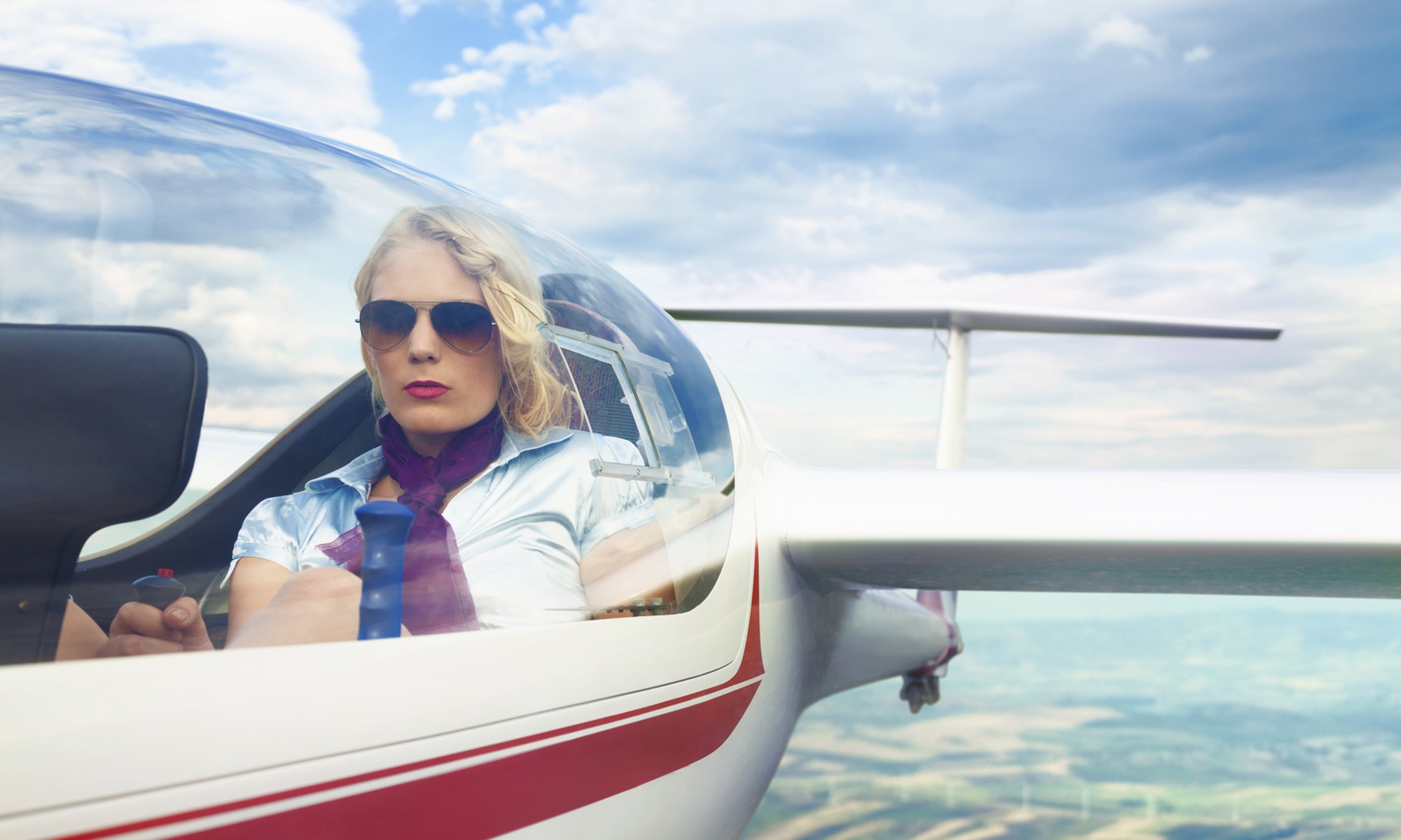 Curso de aviación y vuelo en avioneta, con vídeo, para 1 persona