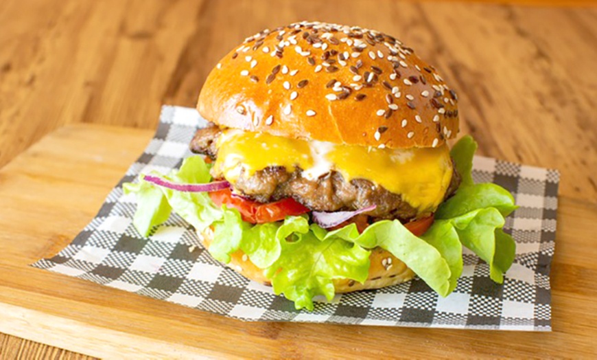 Image 10: Burger or Salad, Fries and Drink