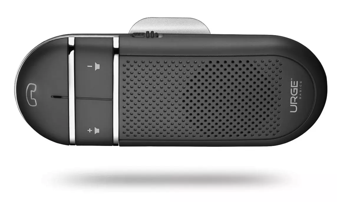 Urge Basics Hands-Free Bluetooth Car Speakerphone with Mic - Second Medium
