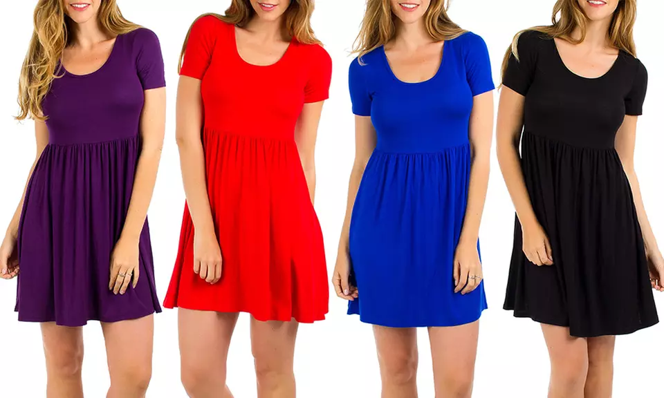 Empire-Waist Babydoll Dress (3-Pack) - Primary Image