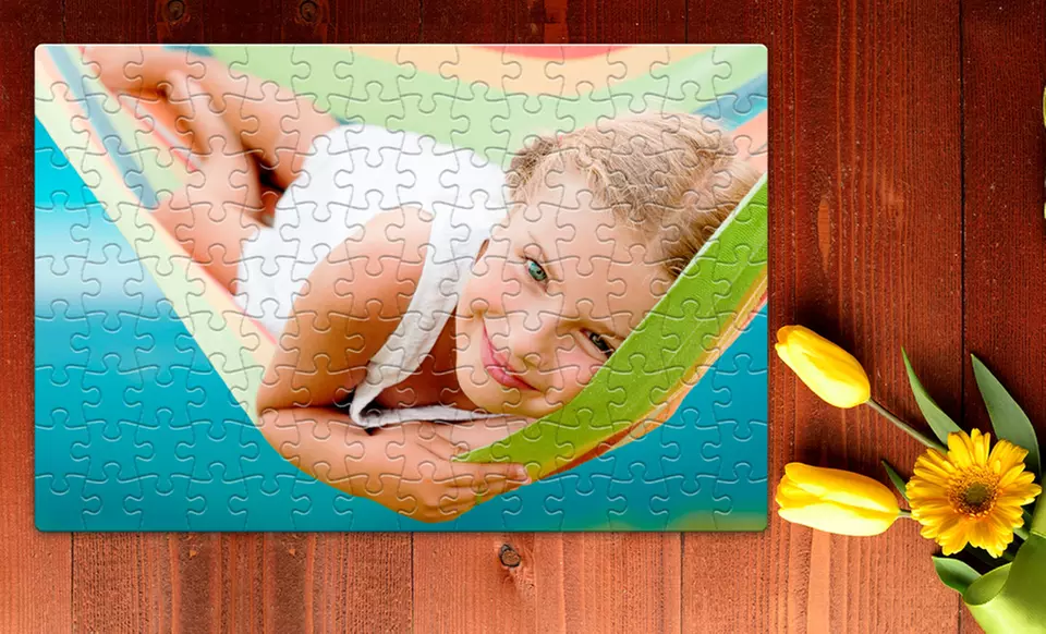 Customizable Photo Puzzle in 5"x7", 11"x8", or 12"x11" Sizes from $4.99-$14.99 w/ Free Shipping (Up to 80% Off)   - Second Medium