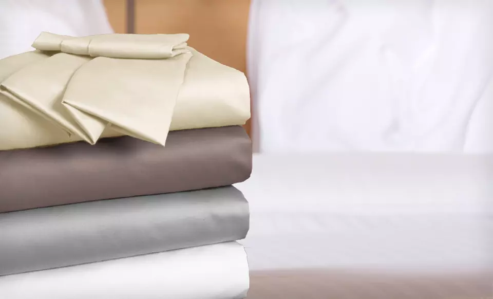$99 for Royal Luxe Egyptian-Cotton Sheet Sets ($299.99 List Price). 4 Colors Available. Free Shipping and Free Returns. - Primary Image
