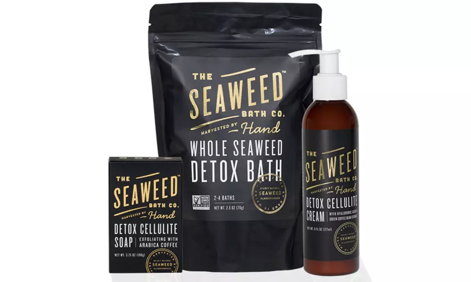 The Seaweed Bath Co. Detox Kit + Free Detox Cellulite Soap - Primary Image