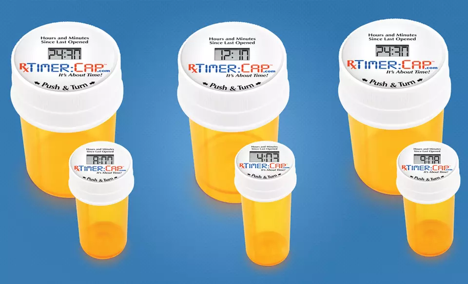 Two, Four, or Six Rx Timer Caps (Up to 53% Off). Free Returns. - Second Medium