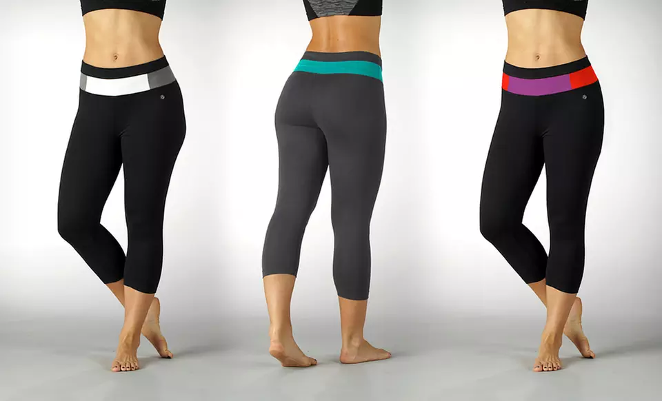$15.99 for Bally Fitness Tummy Control Capri Leggings ($55 List Price). Multiple Options Available. Free Shipping. - Primary Image