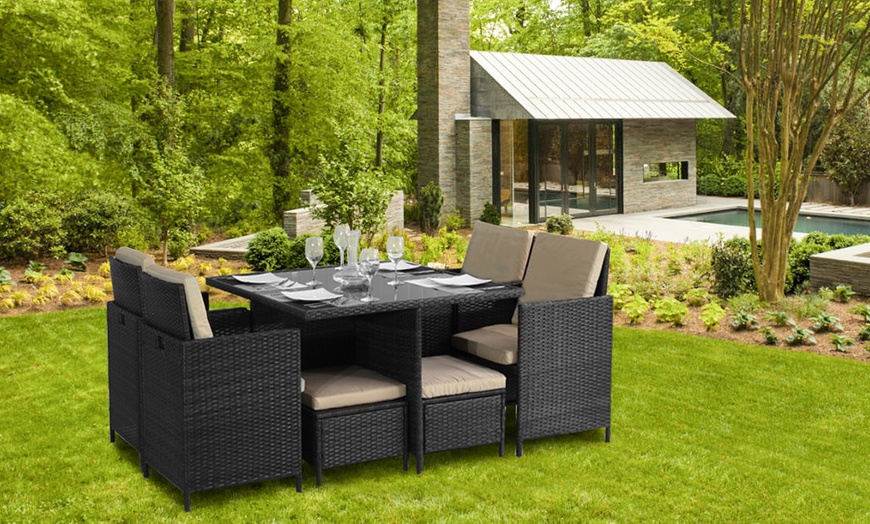 Image 1: Rattan-Effect Garden Furniture