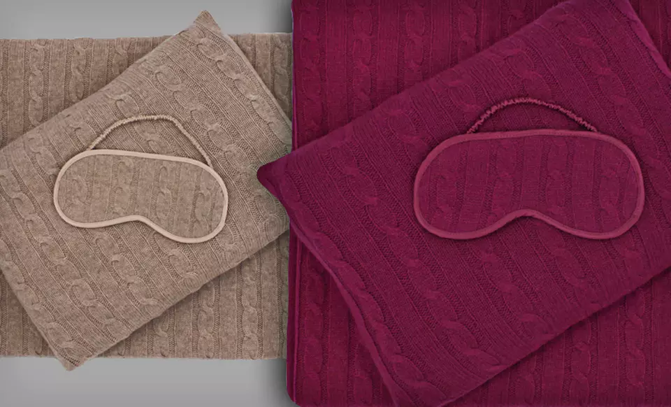 $64.99 for a JW London Cashmere Luxe Travel Kit ($275 List Price). 5 Colors Available. Free Shipping and Returns. - Second Medium