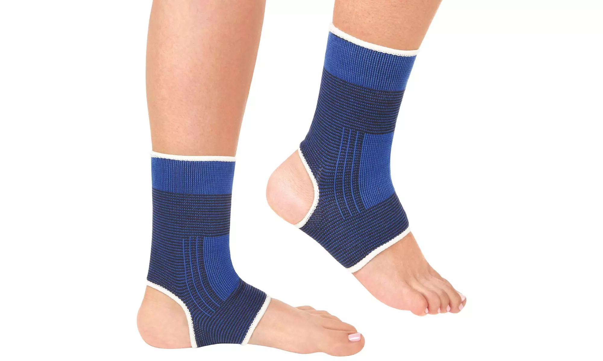 Medical-Grade Compression Therapy Ankle Supports (2-Pack) - Second Medium