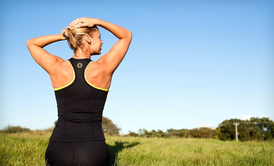 $39 for a Zaggora Hot Top Women's Workout Tank ($80 List Price). Four Styles Available. Free Shipping and Free Returns. - Second Medium
