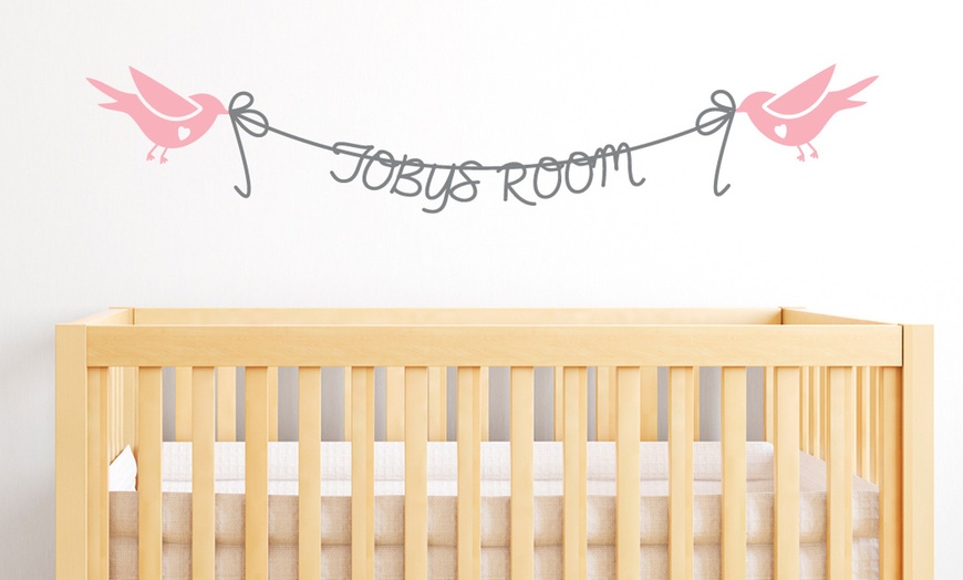 Image 17: Personalised Wall Stickers