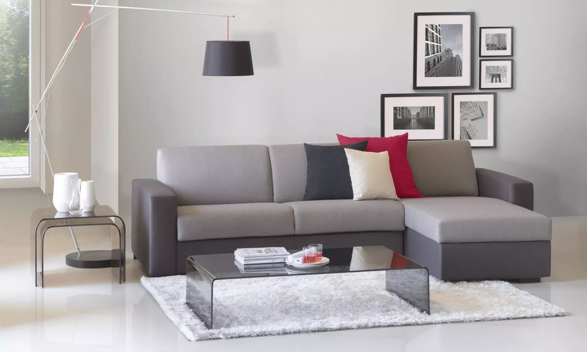 Sofá cama de esquina Elisabetta con envío gratuito - Primary Image