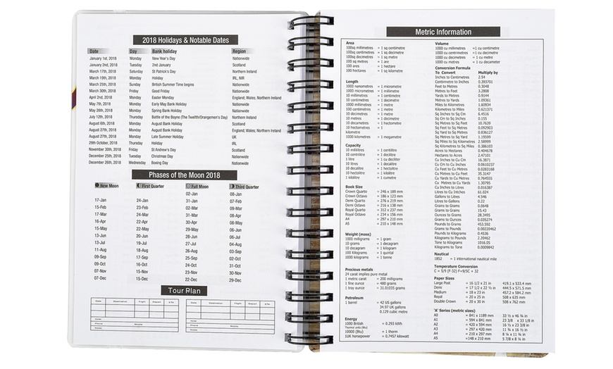 Image 8: Arpan A5 Spiral Mid-Year Diary