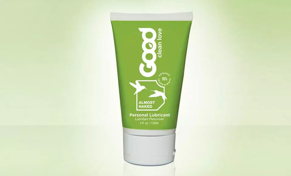 1.5 Oz. or 4 Oz. Bottle of Good Clean Love Almost Naked Organic Personal Lubricant - Primary Image