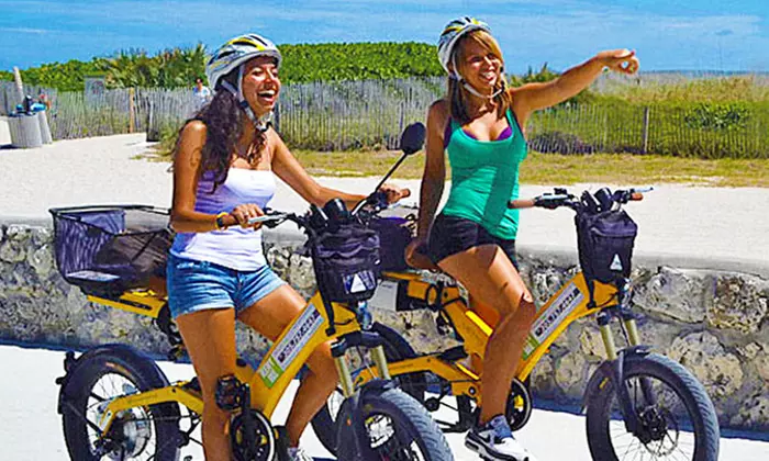 $30 for 90-Minute Electric-Bike Tour of South Beach from Wheels 2 Go Miami ($49 Value) - Primary Image