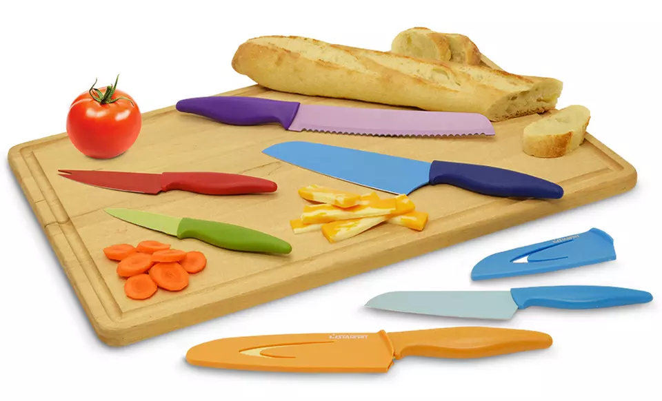 6-Piece Color-Coded Knife Set. Free Returns. - Primary Image