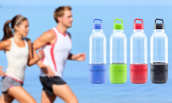 Sport water sale bottle bt speaker