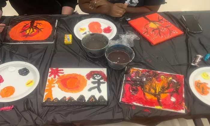 Kids Paint Party for Up to 4 or 15 Kids from Kai's Pop N Paint (Up to 27% Off) - Primary Image