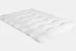 Surmatelas Nuage en microfibre, permettant d'apporter un confort supplémentaire, doux et moelleux au matelas, Sampur - Second Medium