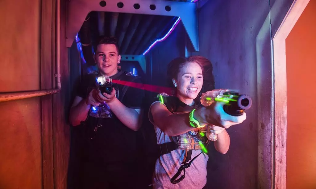 Laser Tag, Mini Bowling, and Arcade Credits for One, Two, or Four at Lost Worlds Laser Tag (Up to 40% Off) - Primary Image