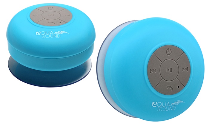 aquasound waterproof bluetooth speaker