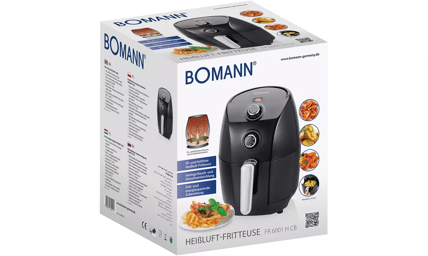 Friteuse sans huile Clatronic - Second Medium