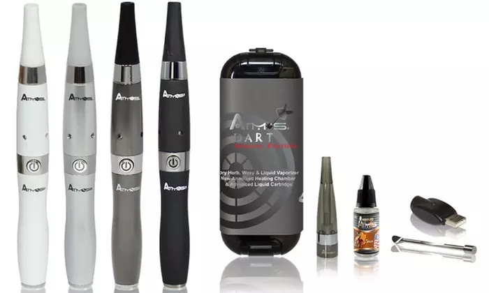 Atmos Dart Dry Herb, Wax, and Oil Vaporizer Kit with Tobacco Flavored Oil | Groupon Exclusive - Primary Image