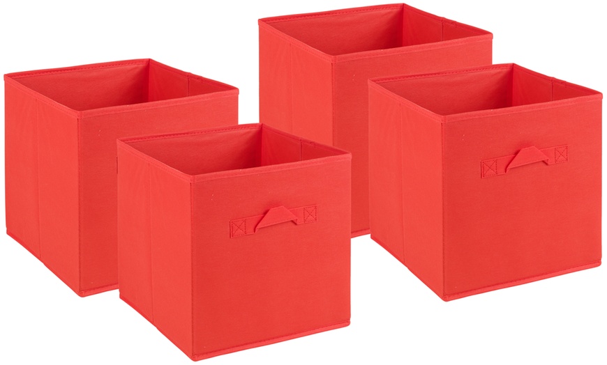 Image 13: Four-Pack of Storage Folding Boxes