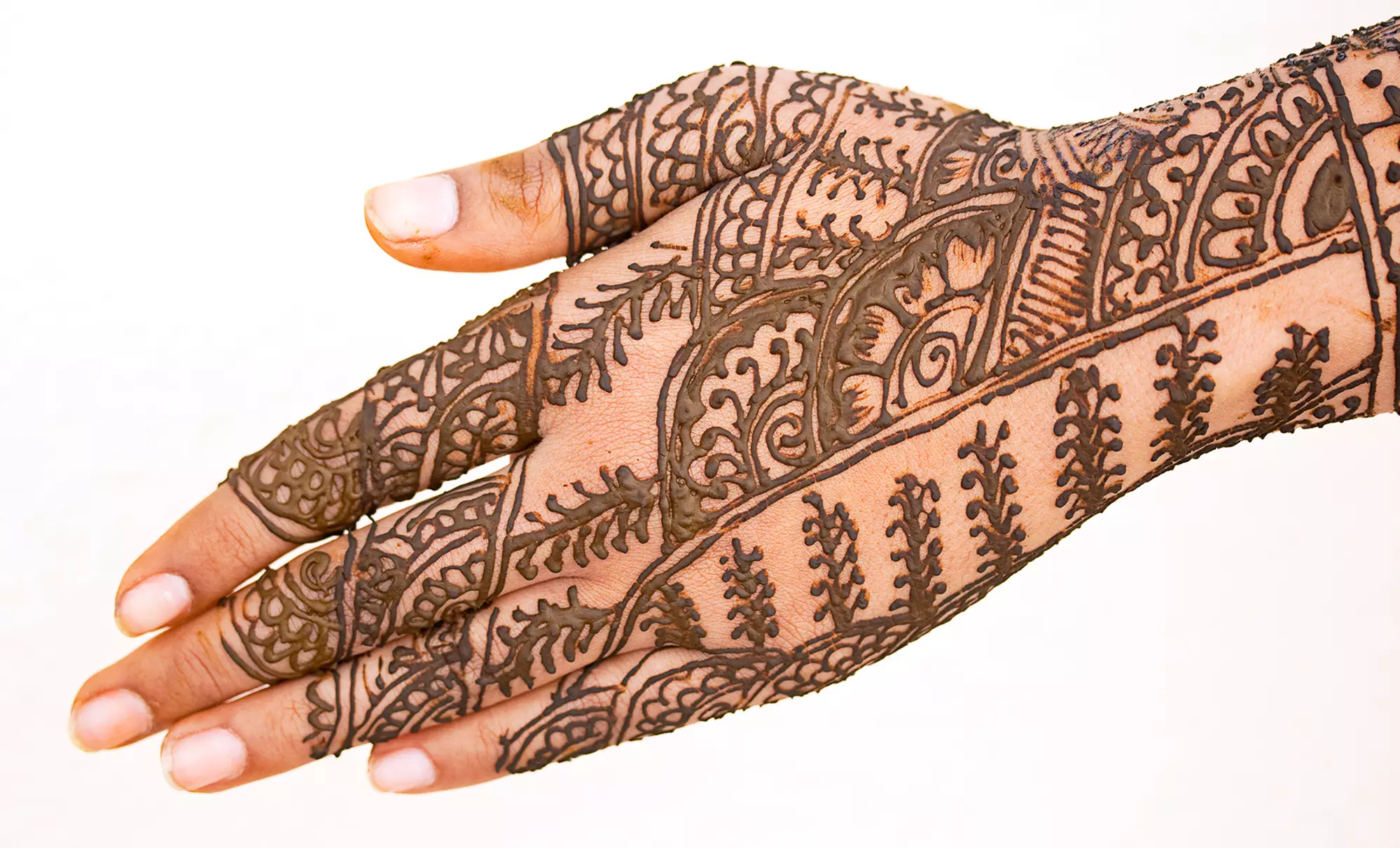 Experience Elegant Brows' intricate henna tattoos with up to 35% off, offering temporary artistic designs. - Primary Image