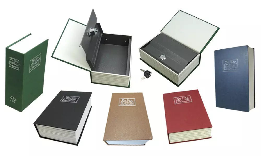 Dictionary Book Safes with Key Lock - Multiple Sizes Available - Primary Image
