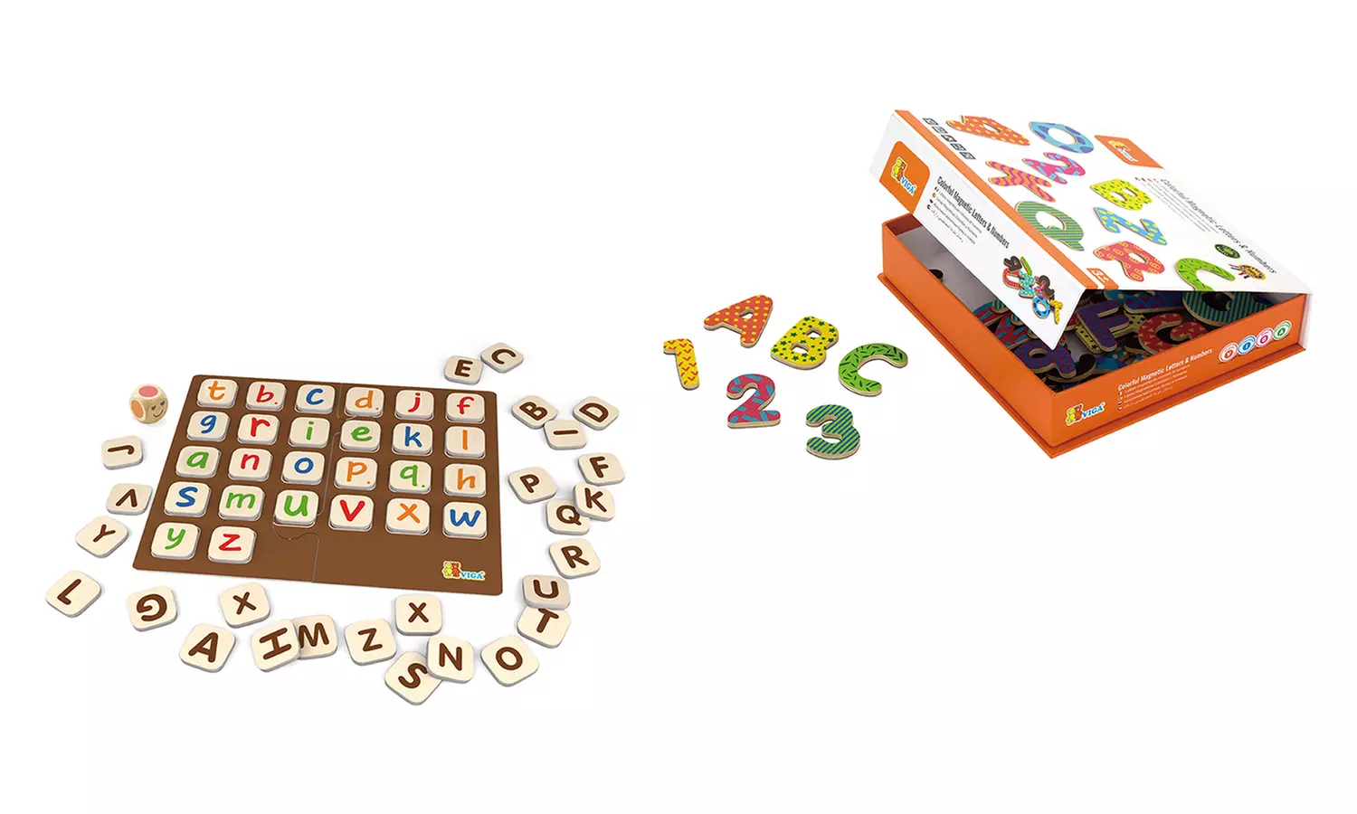 Juegos magnéticos Viga para aprender letras, números o el abecedario - Primary Image