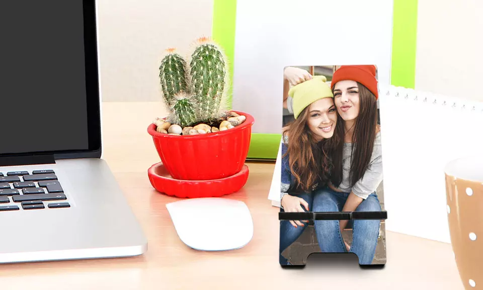 Personalized Cell-Phone Stand from PictureItOnCanvas.com - Primary Image