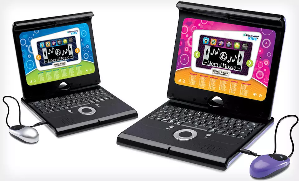 $22 for a Discovery Kids Exploration Laptop in Purple or Silver ($39.99 List Price). Free Shipping and Free Returns. - Primary Image
