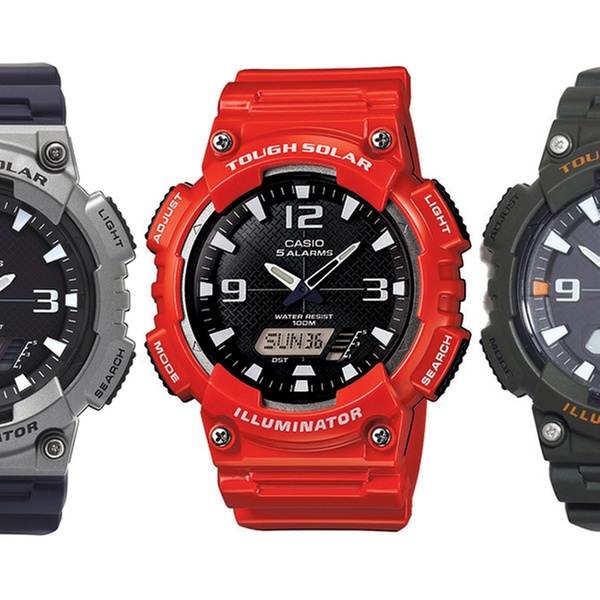 casio self charging watch