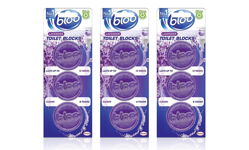 Image 1: 3, 6 or 12 Packs of Bloo In Cistern Toilet Blocks 114g