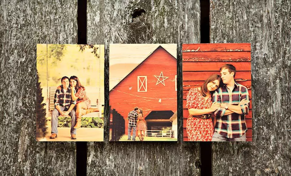 $39 for Five Photo Blocks, or One 8"x10" or Three 5"x7" Photo Boards from PhotoBarn ($95 List Price). Free Shipping. - Primary Image