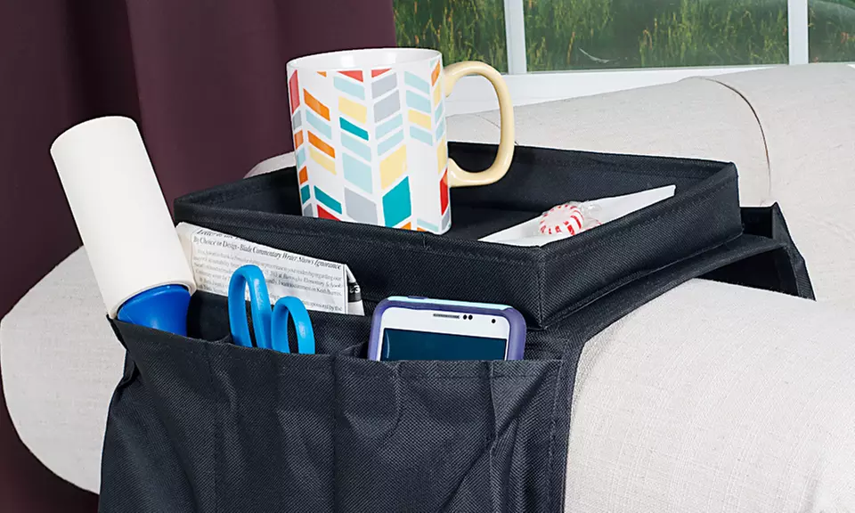 Northwest 6-Pocket Arm Rest Organizer with Table-Top - Second Medium