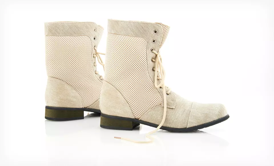 $29.99 for Carrini Combat Boots ($75 List Price). Multiple Styles and Colors Available. Free Shipping and Returns. - Second Medium