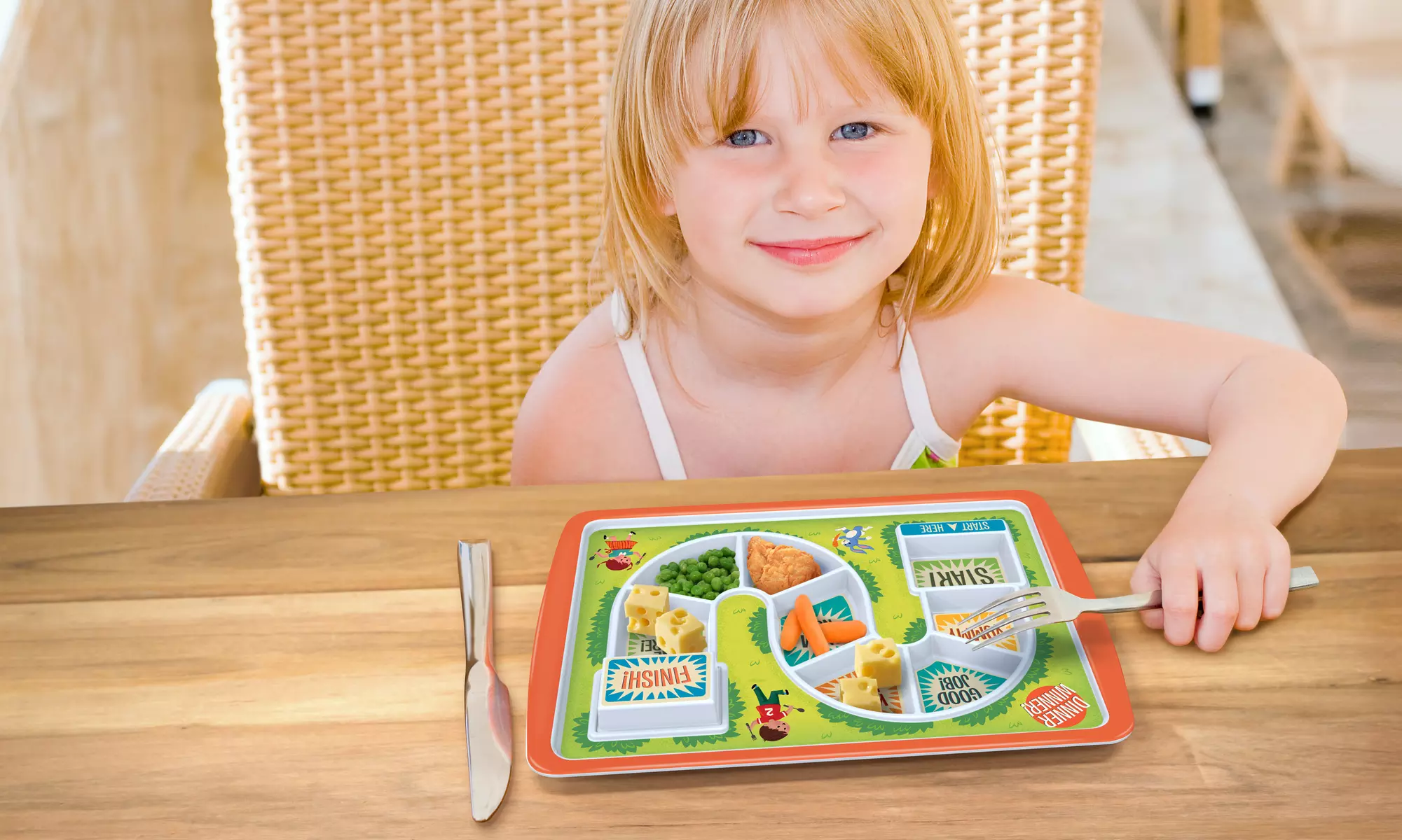 Dinner Winner Kids' Dinner Plate - Primary Image