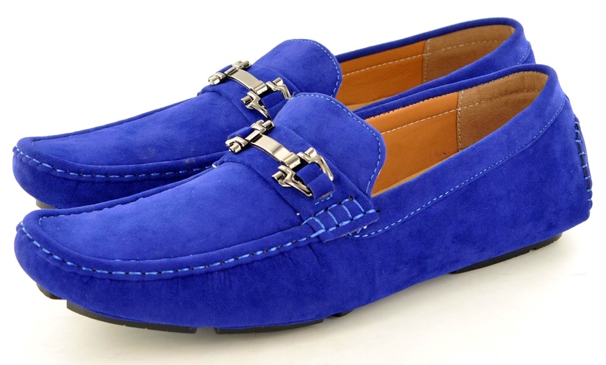 Image 8: Men's Casual Loafers with Buckle