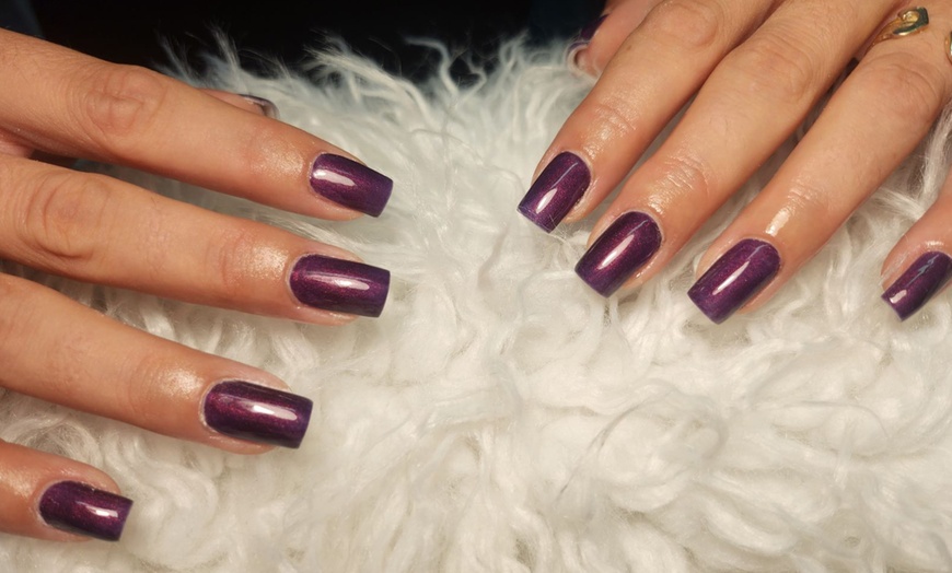 Image 2: Pose de vernis semi-permanent french ou couleur ou pose complète gel