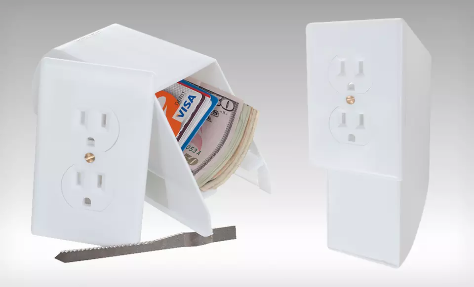 Hidden Wall-Outlet Safe - Second Medium