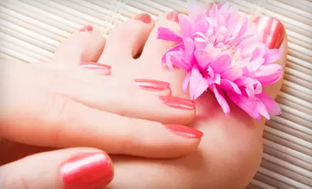One or Three Gel Manicures, Gel Polish for the Toes, or One Regular Gel Fill at Nouveau Nails by Liz (Up to 57% Off) - Primary Image